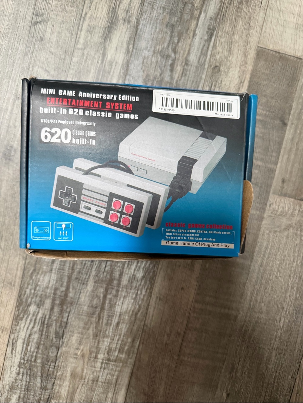 620-Built-In Mini Game Console - Gray
